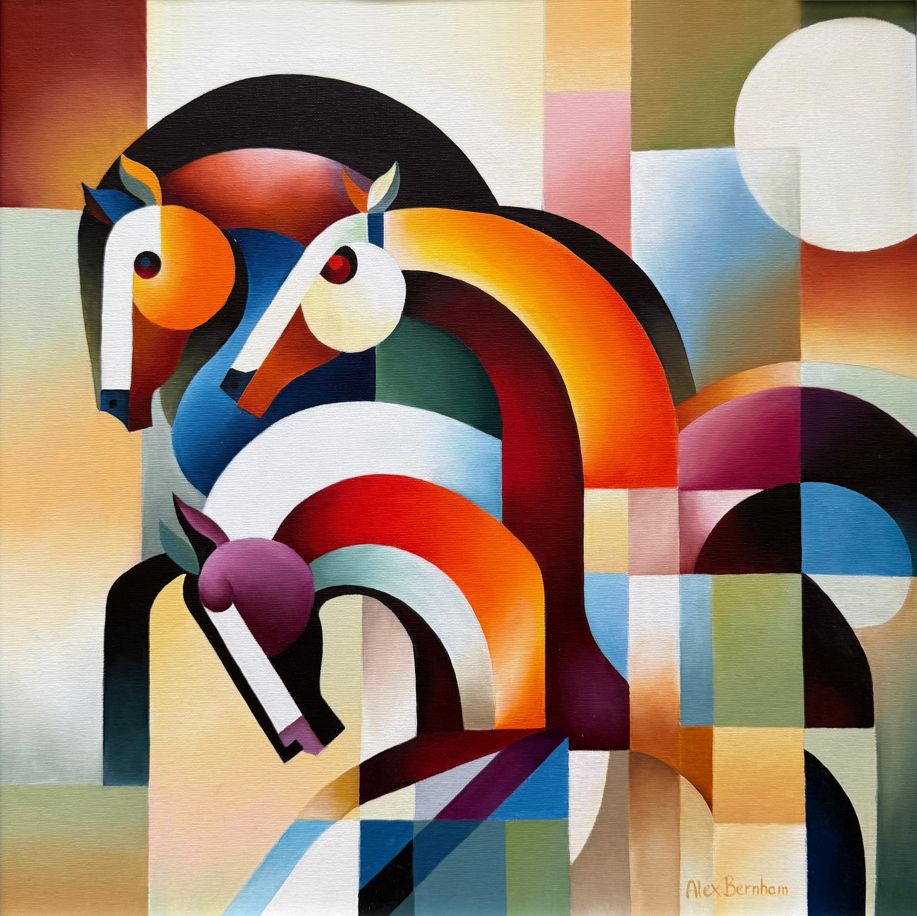 A Gallop Through The Colour Wheel by Alex Bernham