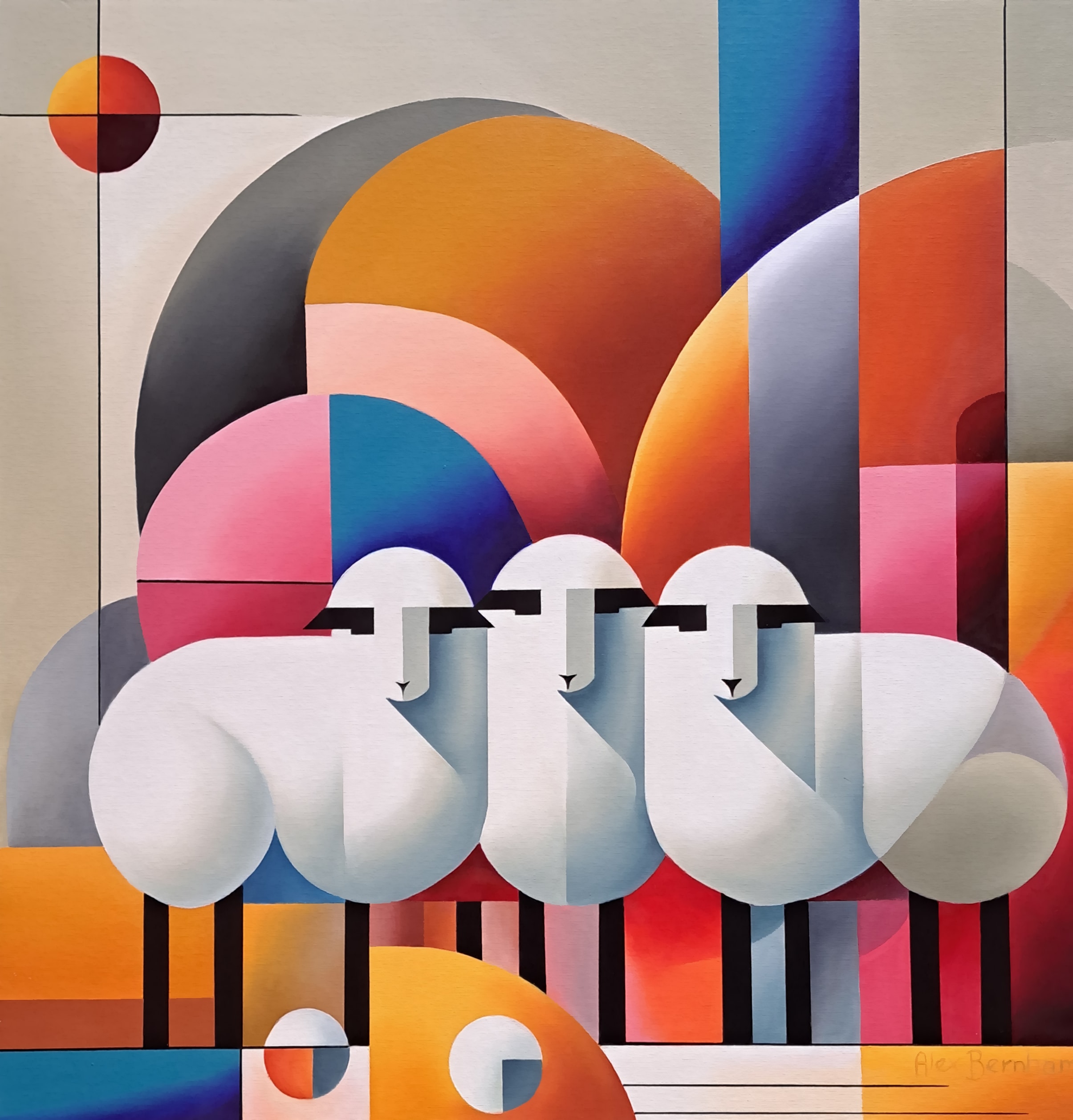 Baa-haus Trio by Alex Bernham
