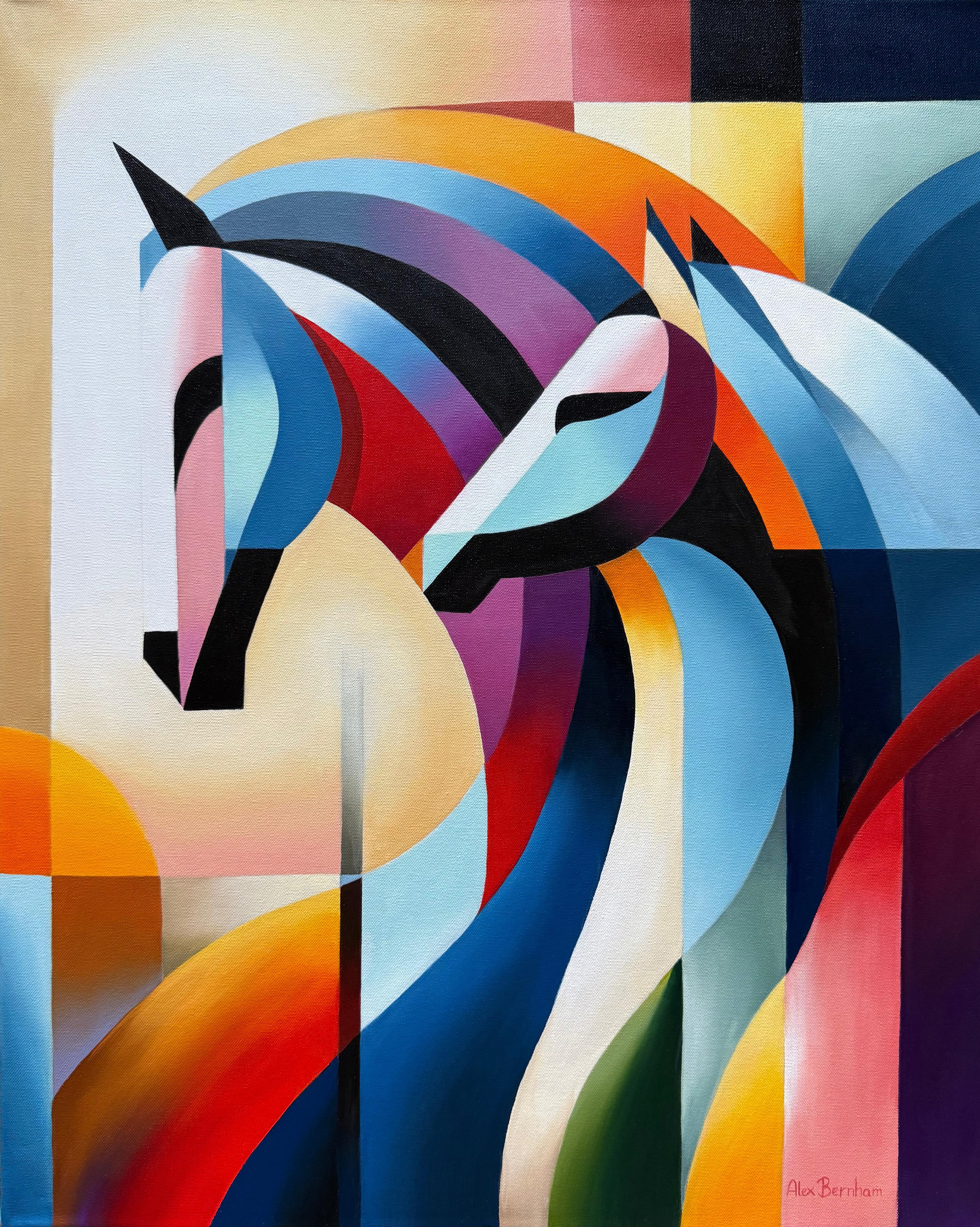 Horse No.1 and Horse No.1's Friend by Alex Bernham